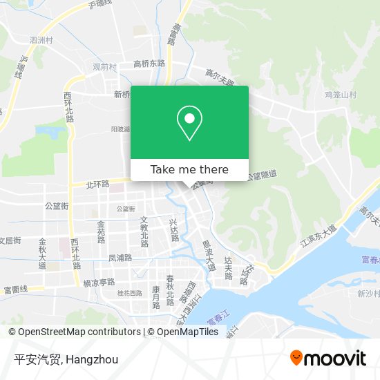 平安汽贸 map
