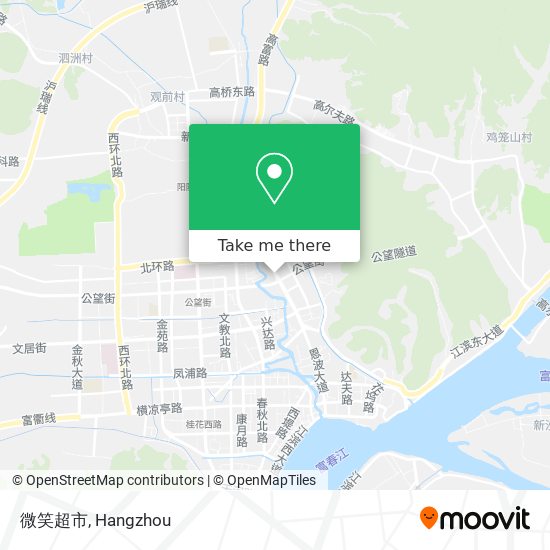 微笑超市 map