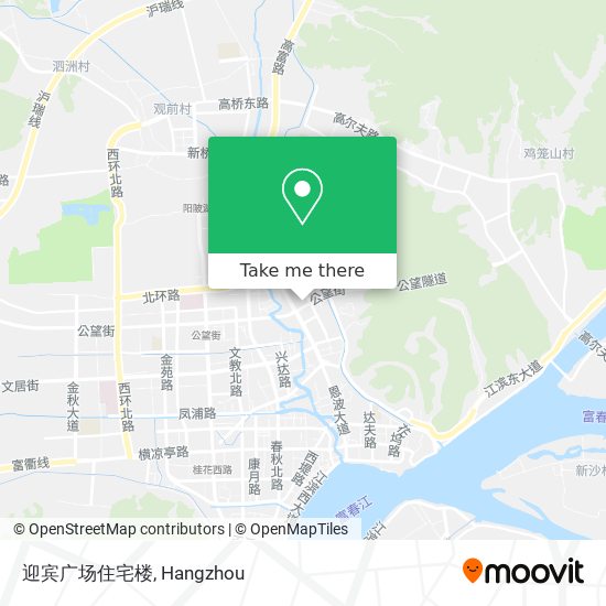 迎宾广场住宅楼 map