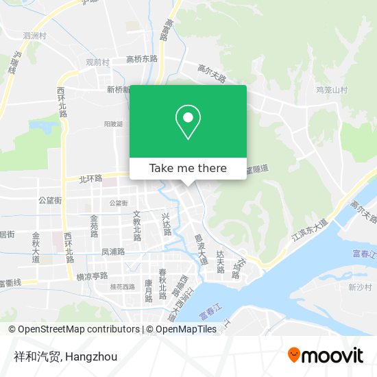 祥和汽贸 map