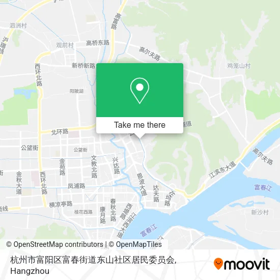杭州市富阳区富春街道东山社区居民委员会 map