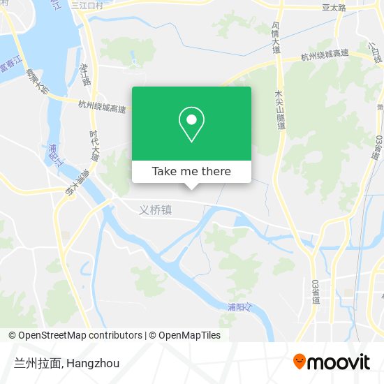 兰州拉面 map