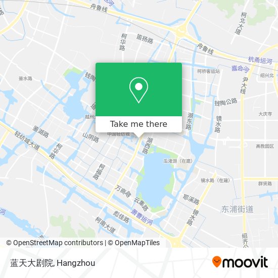 蓝天大剧院 map
