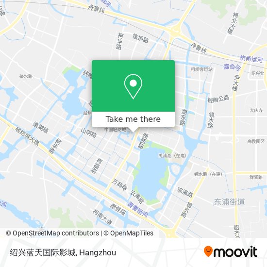 绍兴蓝天国际影城 map