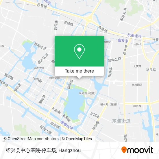 绍兴县中心医院-停车场 map