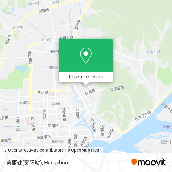 美丽健(富阳站) map