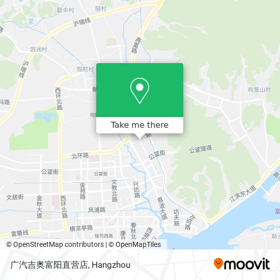 广汽吉奥富阳直营店 map