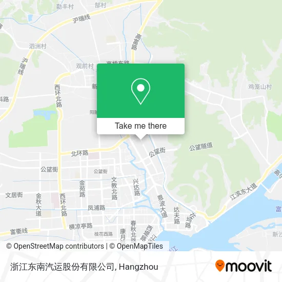 浙江东南汽运股份有限公司 map