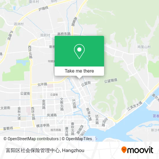富阳区社会保险管理中心 map