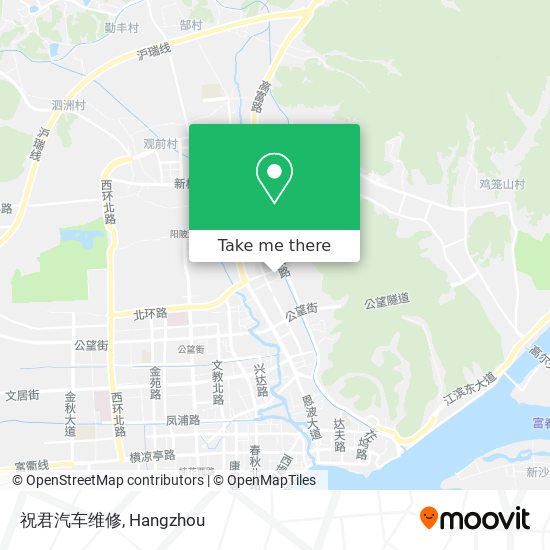 祝君汽车维修 map