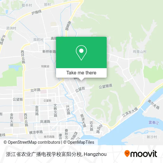 浙江省农业广播电视学校富阳分校 map