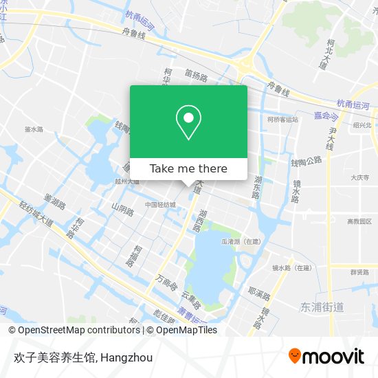 欢子美容养生馆 map