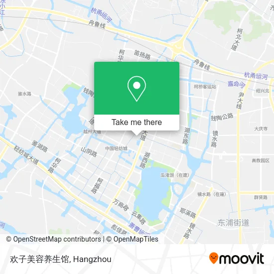 欢子美容养生馆 map