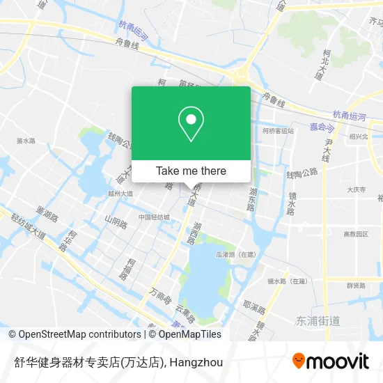 舒华健身器材专卖店(万达店) map
