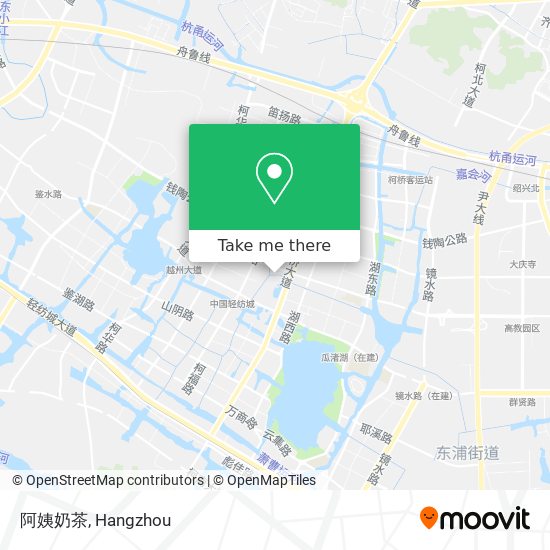 阿姨奶茶 map