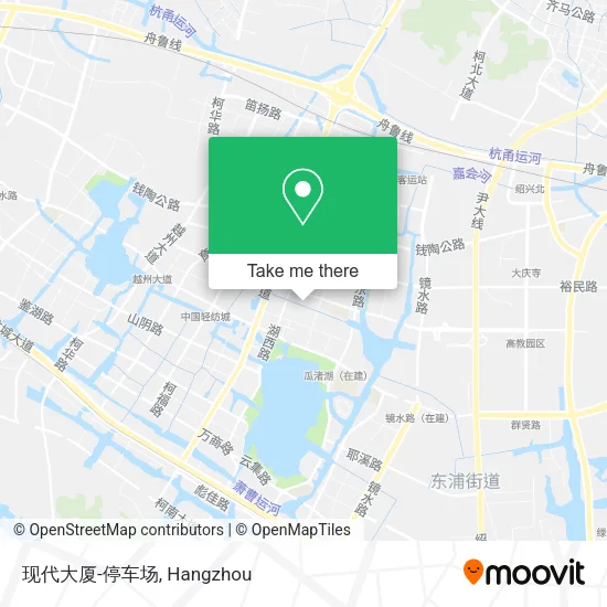 现代大厦-停车场 map
