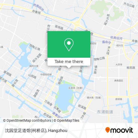 沈园堂足道馆(柯桥店) map