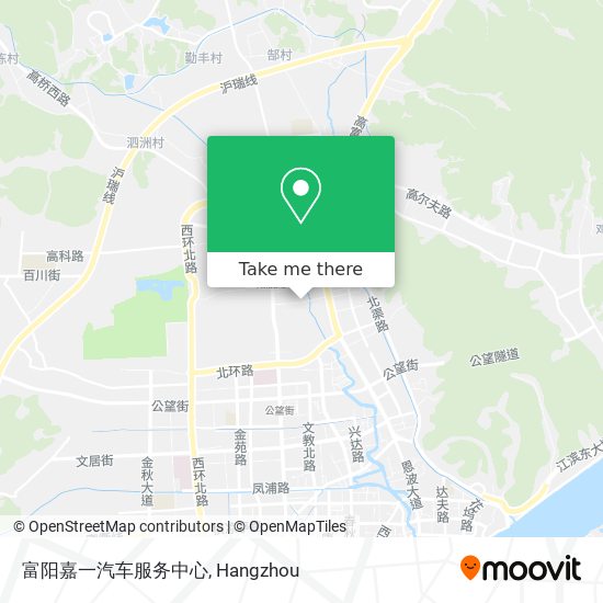 富阳嘉一汽车服务中心 map