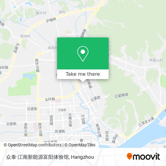 众泰·江南新能源富阳体验馆 map
