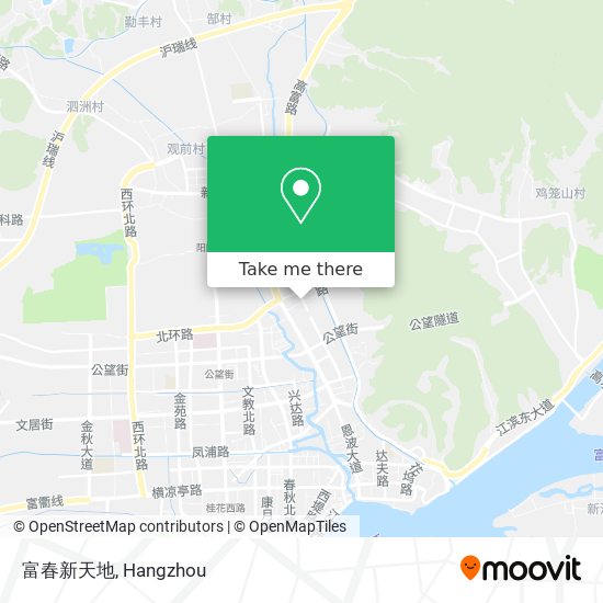 富春新天地 map