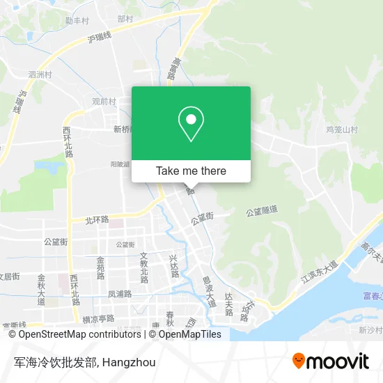 军海冷饮批发部 map