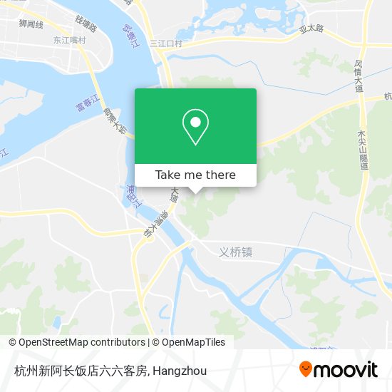 杭州新阿长饭店六六客房 map