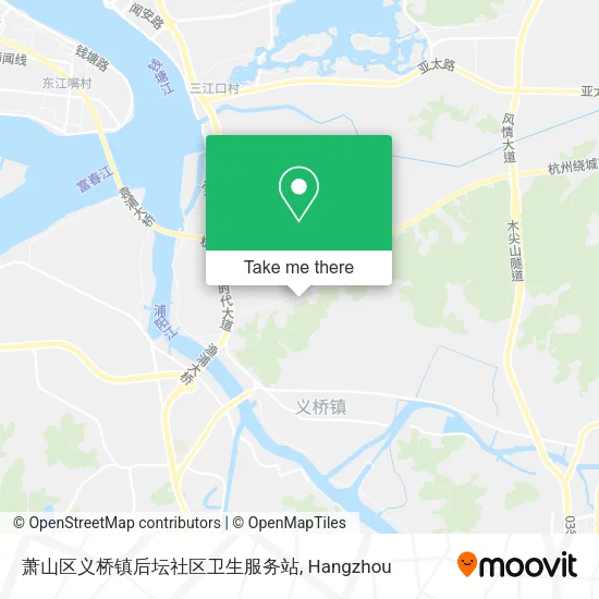 萧山区义桥镇后坛社区卫生服务站 map