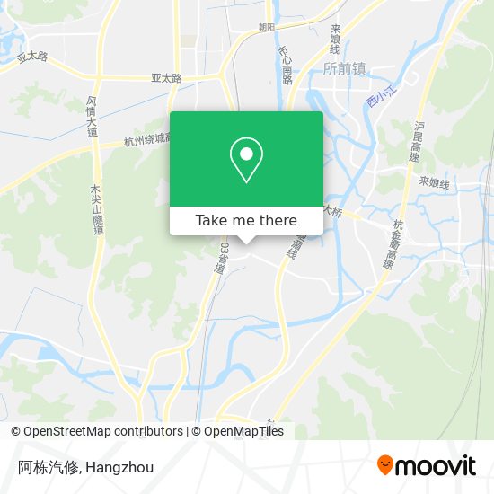 阿栋汽修 map
