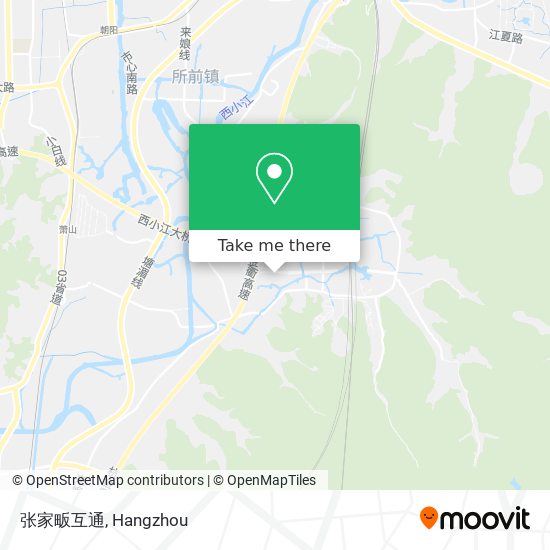 张家畈互通 map