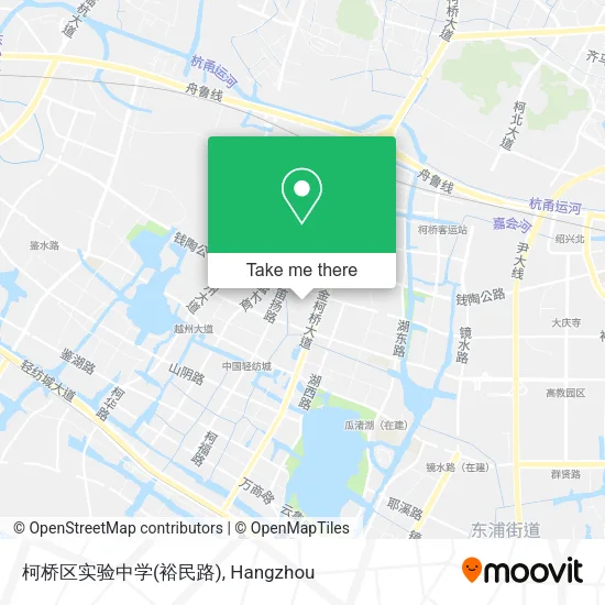 柯桥区实验中学(裕民路) map