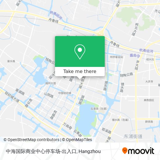 中海国际商业中心停车场-出入口 map