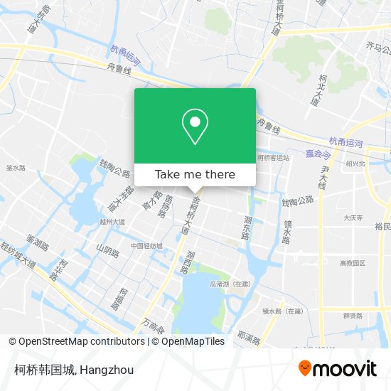柯桥韩国城 map