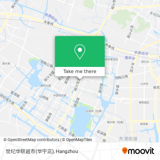世纪华联超市(华宇店) map