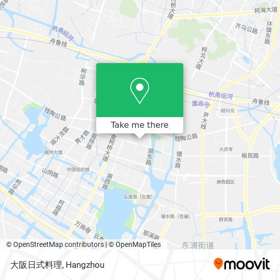 大阪日式料理 map