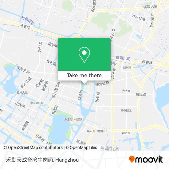 禾勤天成台湾牛肉面 map