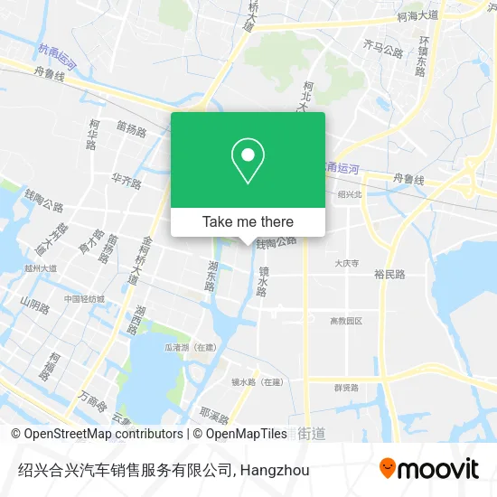 绍兴合兴汽车销售服务有限公司 map