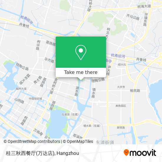 桂三秋西餐厅(万达店) map