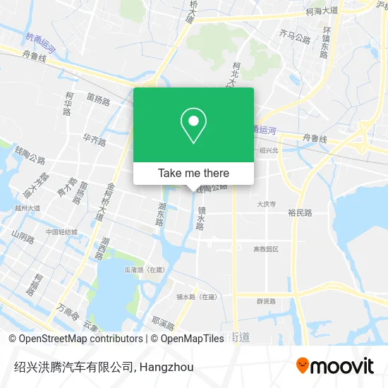 绍兴洪腾汽车有限公司 map