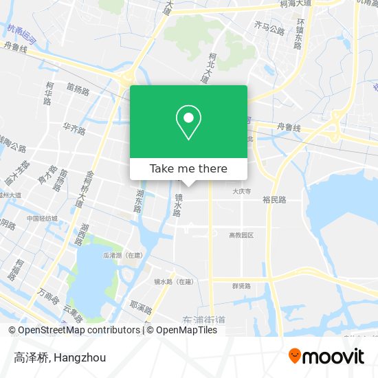 高泽桥 map