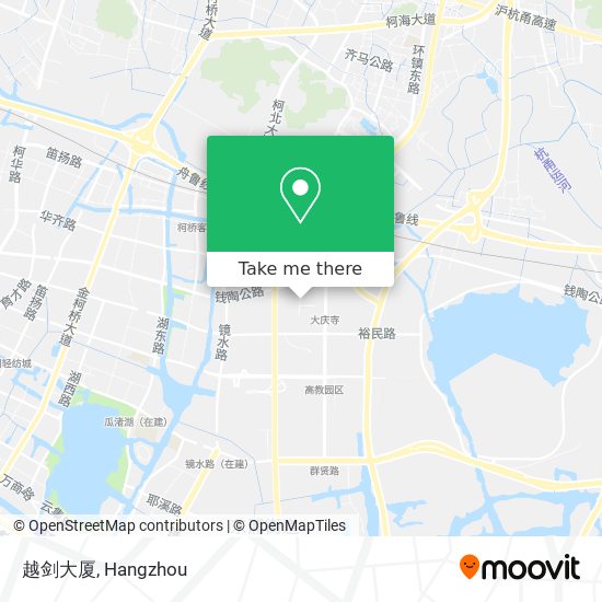 越剑大厦 map