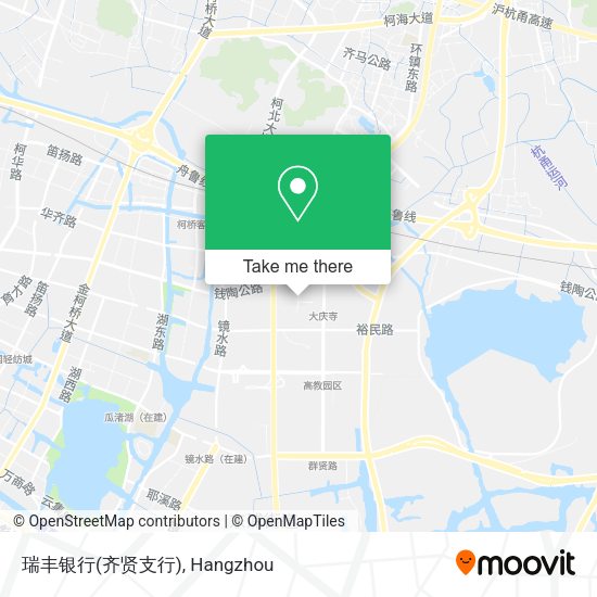 瑞丰银行(齐贤支行) map