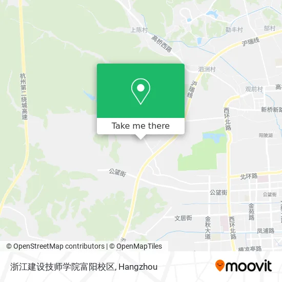 浙江建设技师学院富阳校区 map