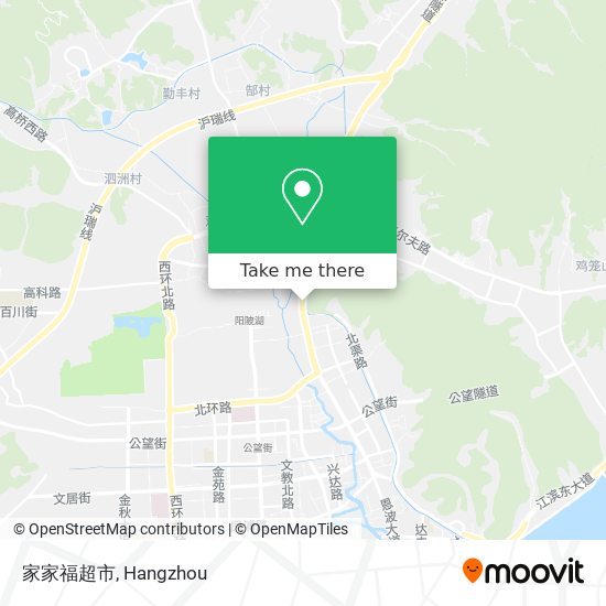 家家福超市 map