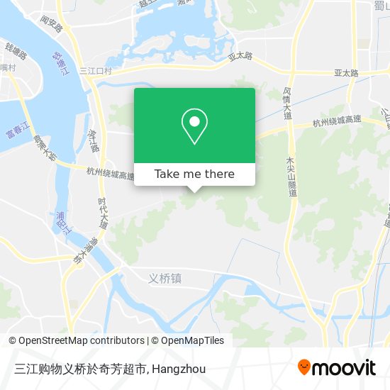 三江购物义桥於奇芳超市 map