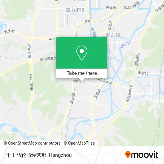 千里马轮胎经营部 map