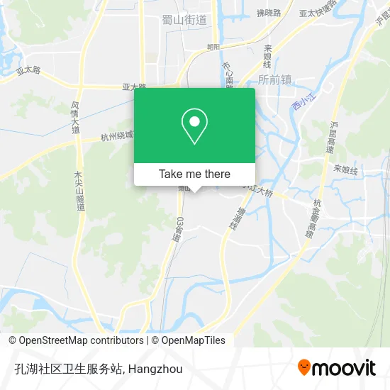 孔湖社区卫生服务站 map