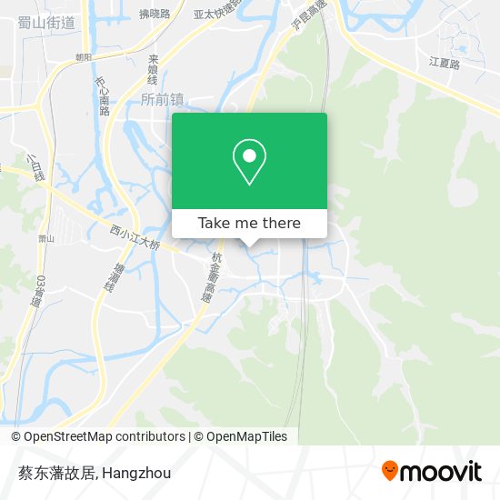蔡东藩故居 map