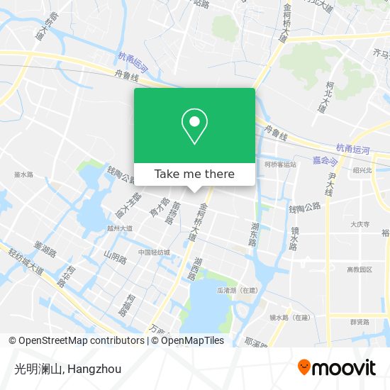 光明澜山 map
