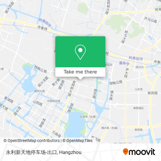 永利新天地停车场-出口 map