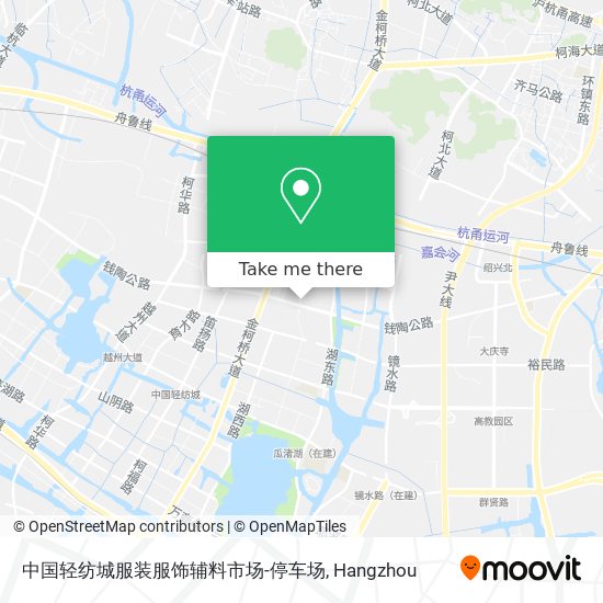 中国轻纺城服装服饰辅料市场-停车场 map